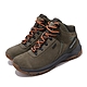 Merrell 登山鞋 Erie Mid Waterproof 橄欖綠 黑 橘 戶外 男鞋 ML033691 product thumbnail 1