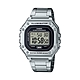 CASIO 復古風造型實用多色方款數位休閒不銹鋼錶(W-218HD-1A)/43.2mm product thumbnail 1