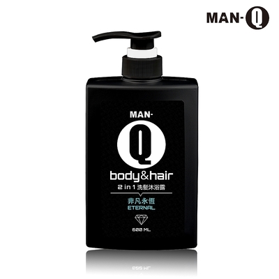 MAN-Q 2 in1非凡永恆洗髮沐浴露600ml