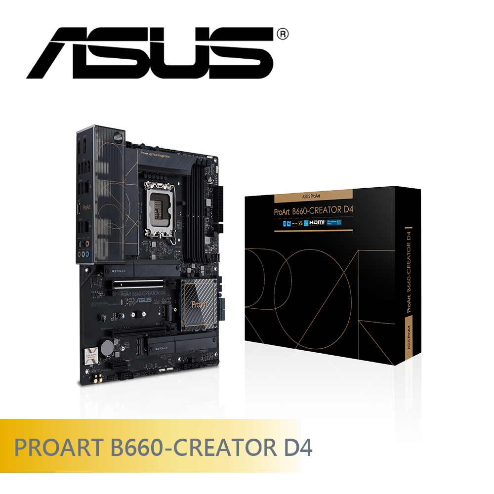 華碩PROART B660-CREATOR D4 主機板| 華碩主機板(INTEL腳位) | Yahoo