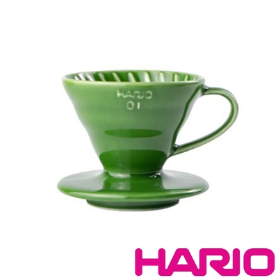 HARIO V60深蕨綠01彩虹磁石濾杯EX/VDC-01-DG-EX(附濾紙2包)