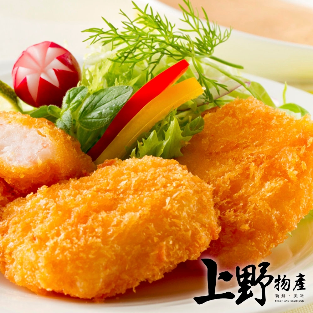 【上野物產】日式酥脆大鮮枝排（375g±10%/5片/包）x8包