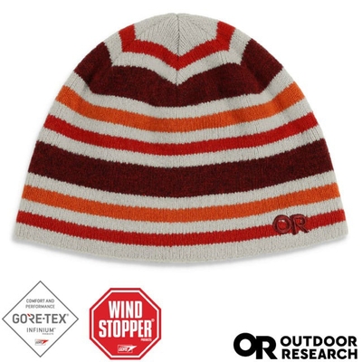 【Outdoor Research】GTX 防風透氣快乾保暖羊毛帽子_OR300038-0465 磚紅