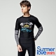 夏之戀SUMMERLOVE SPORT大男長袖衝浪裝上衣C23913 product thumbnail 1