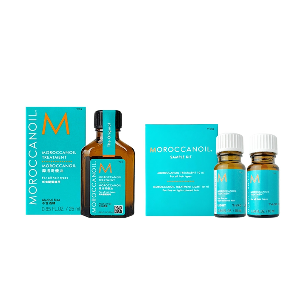 MOROCCANOIL 摩洛哥優油25ml + 優油mini組(10ml+10ml)