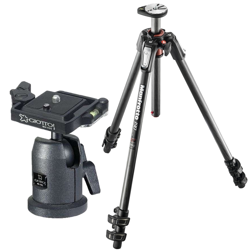 MANFROTTO MT190CXPRO3 碳纖腳架 + GIOTTOS MH7002-630 雲台(公司貨)