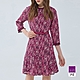 ILEY伊蕾 貴氣刺繡立領荷葉洋裝(深紫色；M-XL)1233017108 product thumbnail 1