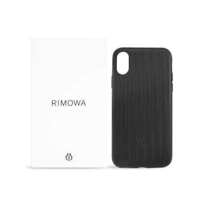 RIMOWA 皮革手機殼 iPhone XS Max (黑)
