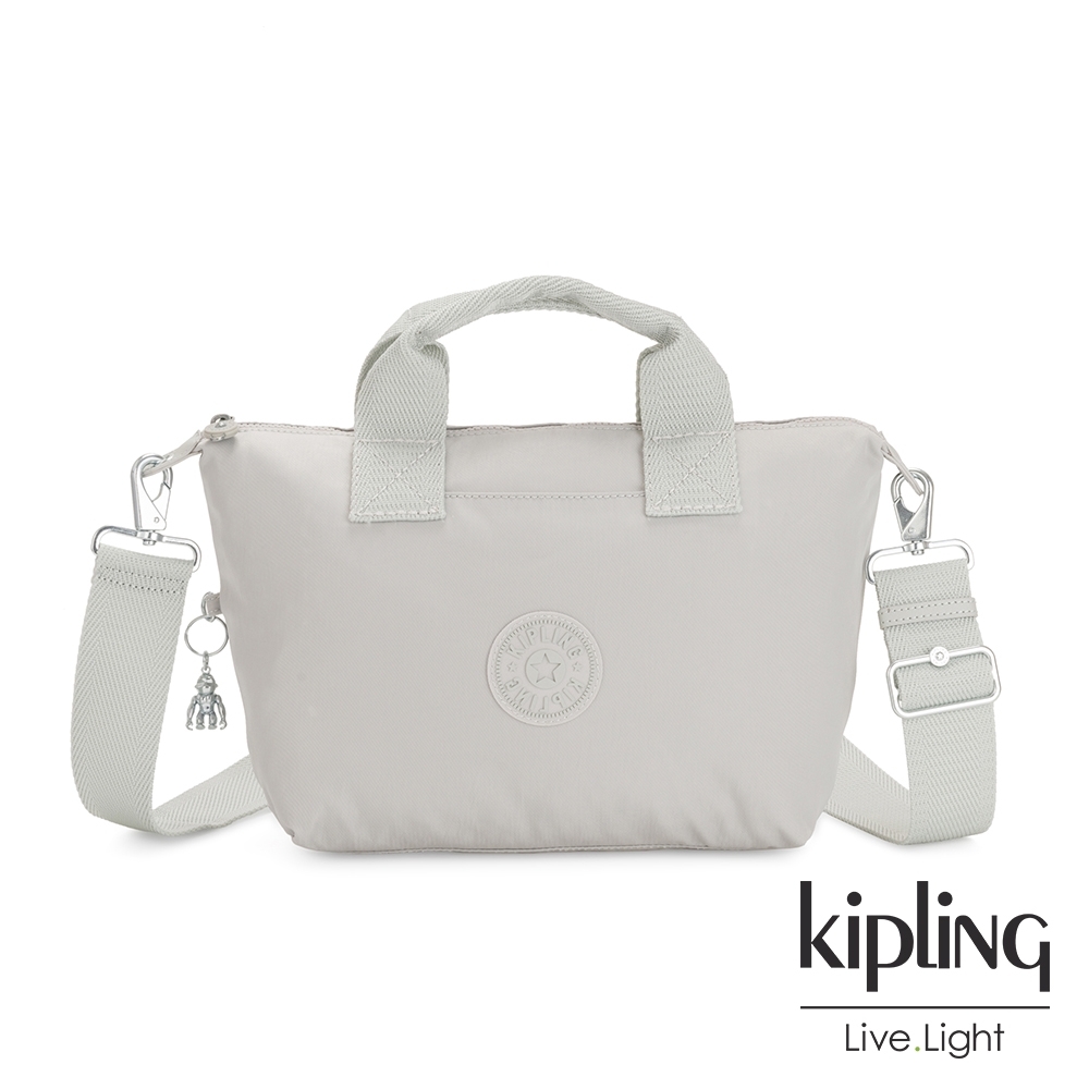 Kipling 無拘束自由灰簡約手提肩背托特包-KALA MINI