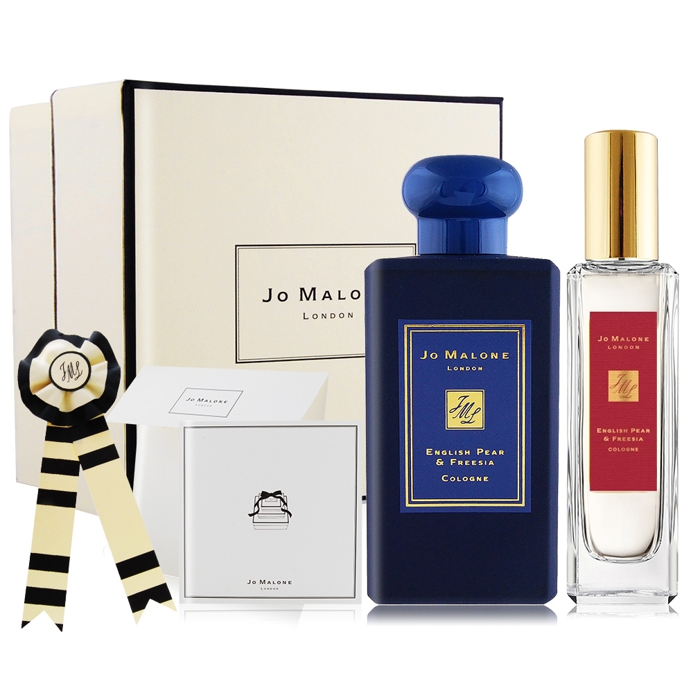 Jo Malone 最愛英國梨限量香水禮盒[午夜藍版X新年限定版](附原廠掛飾+卡片組)