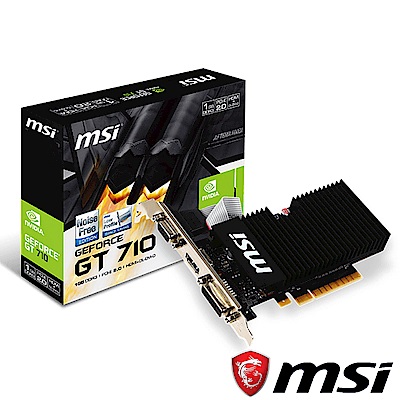 MSI微星 GT 710 1GD3H LP 顯示卡