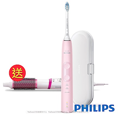 [送造型梳]PHILIPS飛利浦Sonicare智能三段護齦音波震動牙刷/電動牙刷HX6856