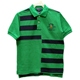 Ralph Lauren 童裝刺繡彩馬拼接條紋短袖POLO衫-綠色(7歲) product thumbnail 1