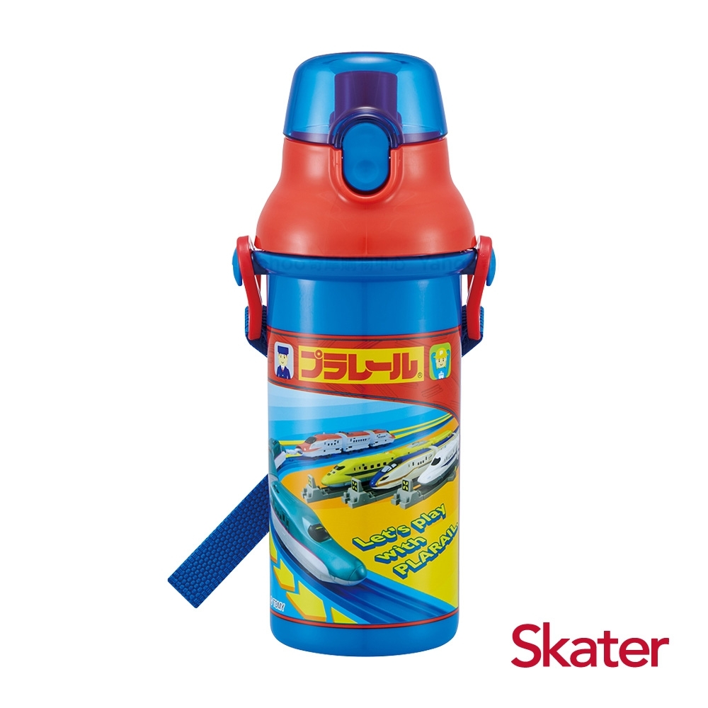 Skater直飲冷水壺 (480ml) 鐵道王國-藍紅