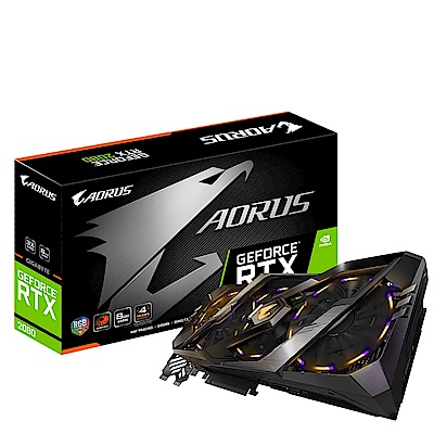 技嘉 GV-N2080AORUS-8GC RTX2080 顯示卡