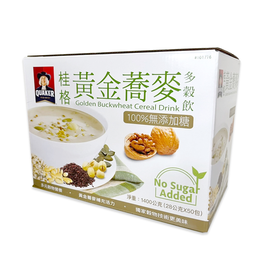 桂格 無糖黃金蕎麥多穀飲(28公克x50入)