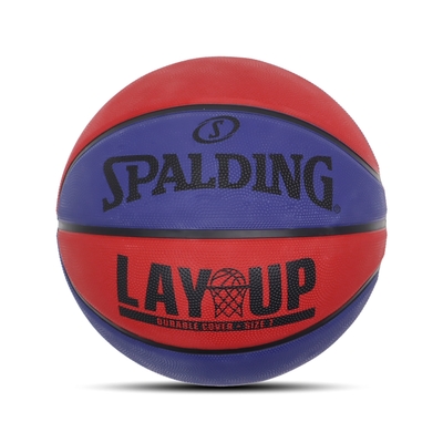 Spalding 籃球 Lay Up 藍 紅 耐磨 室外用 7號球 SPA84554