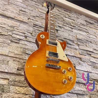 Gibson Epiphone Les Paul Standard 50s 電 吉他 檸檬漸層 虎紋