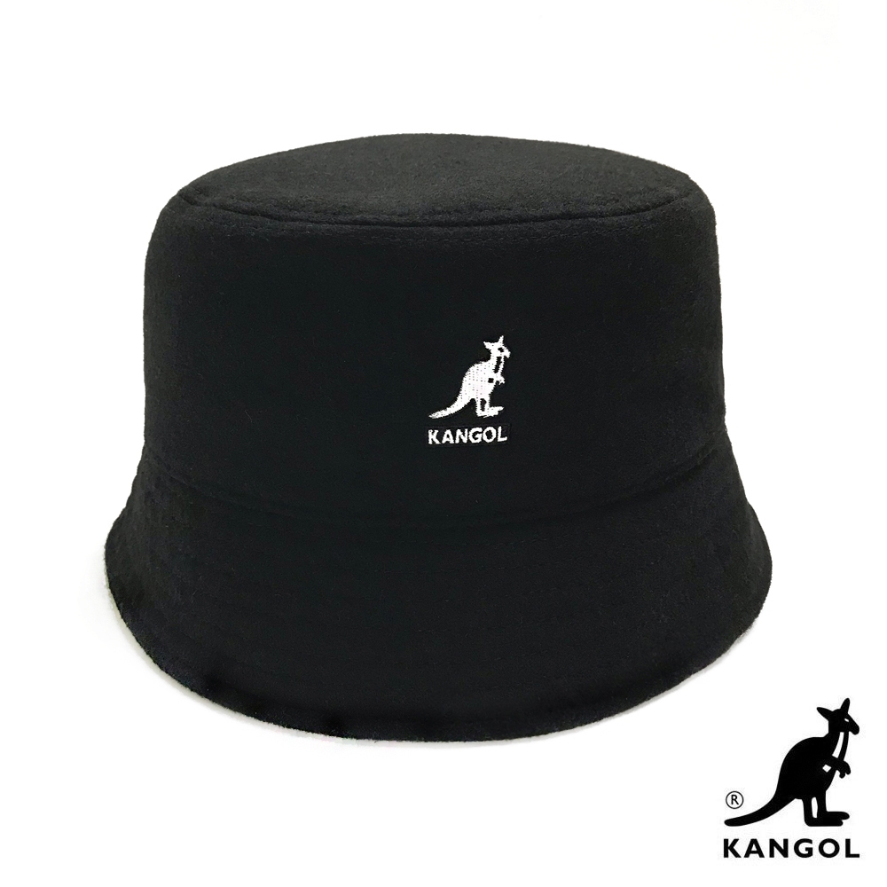 KANGOL-WOOL BIN 盆帽-黑色