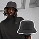 Puma 漁夫帽 Overpuff Bucket Hat 男款 女款 黑 銀 防潑水 格紋 帽子 02488901 product thumbnail 1