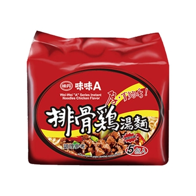 味味A-排骨雞湯麵90g(30包)