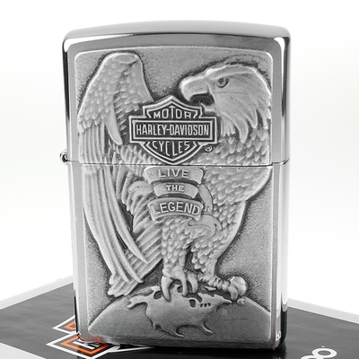 【ZIPPO】美系~哈雷~Harley-Davidson 老鷹貼飾