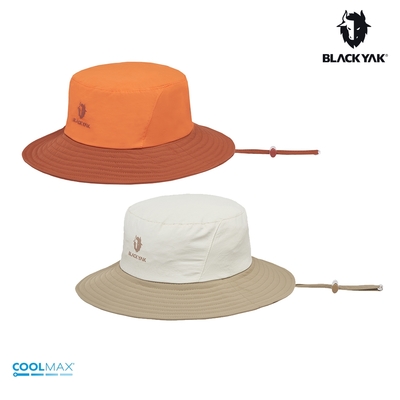 BLACKYAK BASIC圓盤帽(橘色/象牙白)| IU代言品牌 遮陽帽 運動配件 透氣 |BYDB1NAF04
