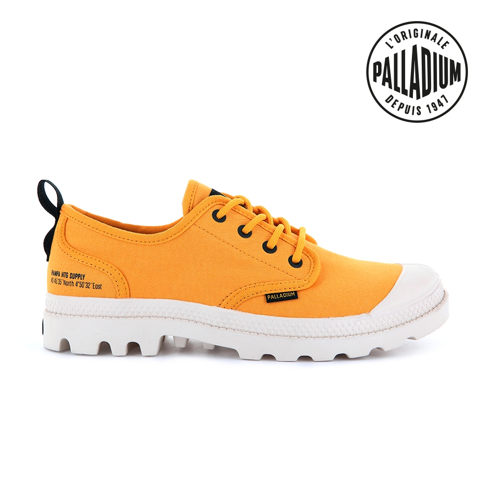 PALLADIUM PAMPA OX HTG SUPPLY有機棉低筒鞋-中性-黃