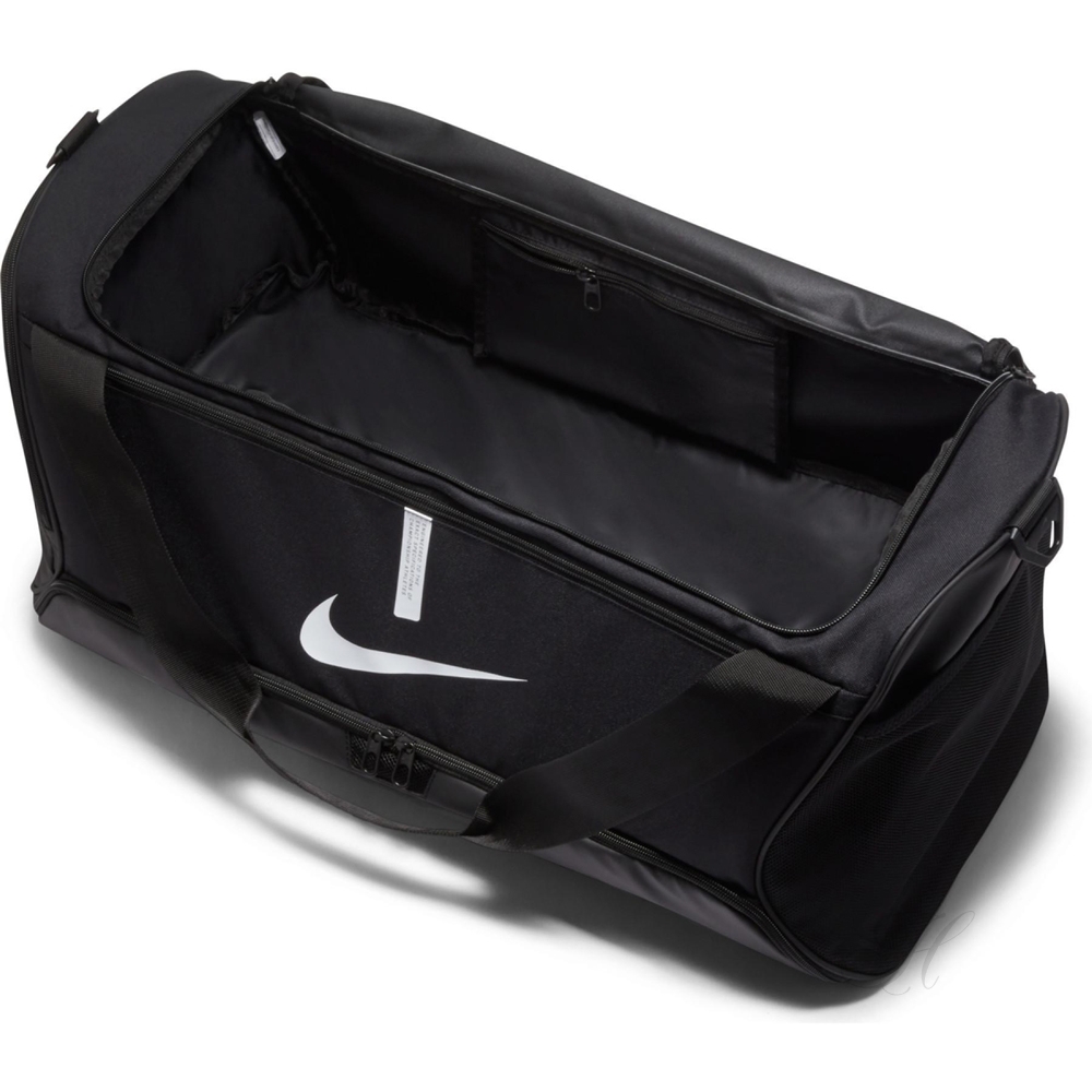 Nike 行李袋Training Duffel Bag 防撕裂尼龍材質防潑水鞋袋夾層黑銀DD4579-010, 運動/登山包