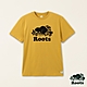 Roots男裝-絕對經典系列 海狸LOGO有機棉短袖T恤-蜂蜜金黃 product thumbnail 1