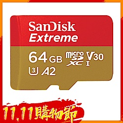 SanDisk Extreme microSDXC UHS-I 64GB