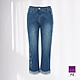 ILEY伊蕾 俏皮可愛動物刺繡刷白牛仔直筒褲(藍色；M-XL)1232338609 product thumbnail 1
