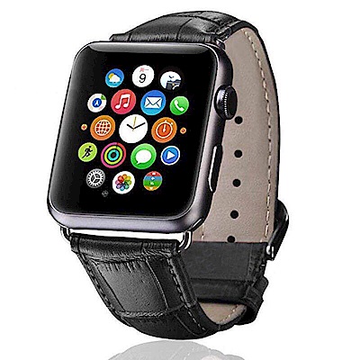 IN7 鱷魚紋系列 Apple Watch 手工真皮錶帶