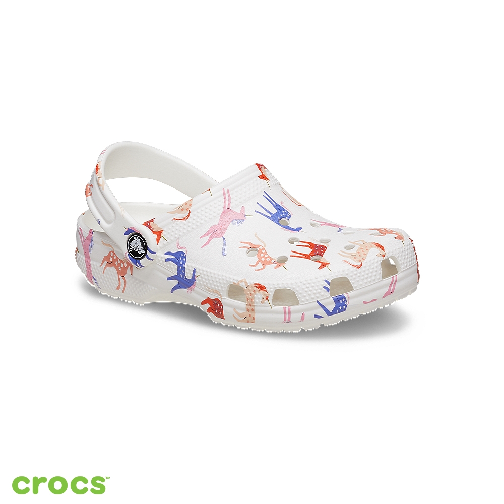 Crocs 卡駱馳 (童鞋) 獨角獸印花小童經典克駱格-209697-9CD