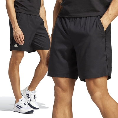 Adidas TS SHORT 男 黑色 排汗 透氣 網球 運動 短褲 HR8725