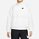 NIKE W NSW ESSNTL WR WVN JKT 女運動外套-白-DM6186100 product thumbnail 1