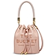 MARC JACOBS Leather The Bucket Bag 壓印 Logo 繩索提把二用水桶包(多色/任選) product thumbnail 7