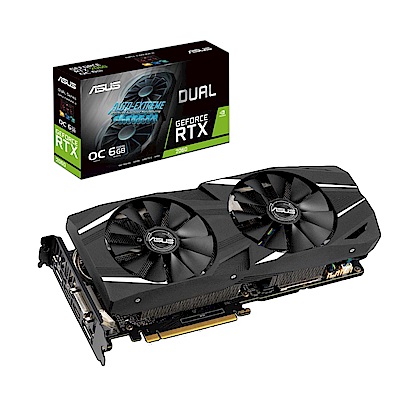 華碩顯示卡DUAL-RTX2060-O6G