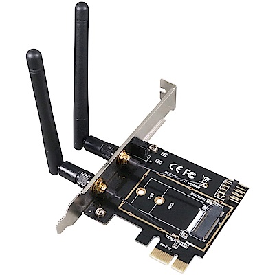 伽利略 M.2 WiFi/BT to PCI-E 轉接卡 不含m.2  模組