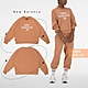 New Balance 長袖上衣 Essentials Sweatshirts 女款 暖橘色 棕橘 寬鬆 短版 休閒 大學T AWT31508SEI product thumbnail 1