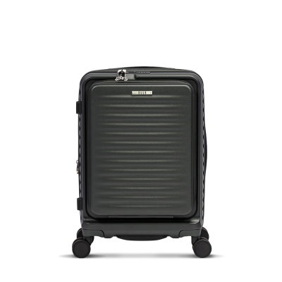 【ELLE】 ELLE Travel 波紋系列-20吋高質感前開式擴充行李箱 防盜防爆拉鍊旅行箱 (3色可選) EL3128020