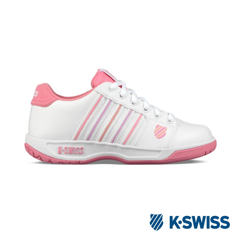 K-SWISS Eadall時尚運動鞋-女-白/莓紅