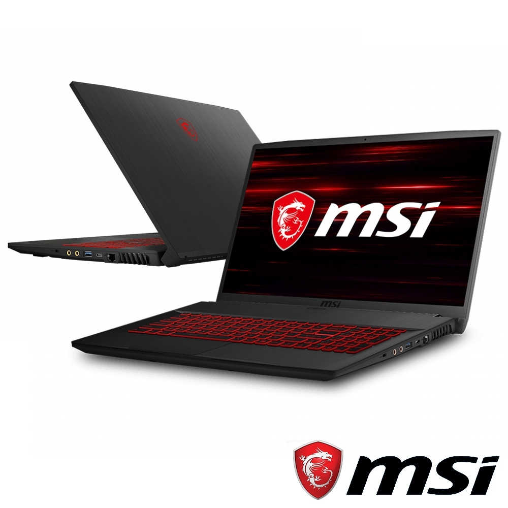 MSI微星 GF75-068 17吋電競筆電(i7-9750H/GTX1660Ti/8G)電競筆電