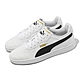 Puma 休閒鞋 Astro Kick SL 男鞋 白 黑 小白鞋 復古 皮革 百搭 37016701 product thumbnail 1