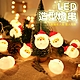 LED聖誕燈串2米 耶誕裝飾氛圍燈 聖誕老人/雪人(電池款) product thumbnail 2