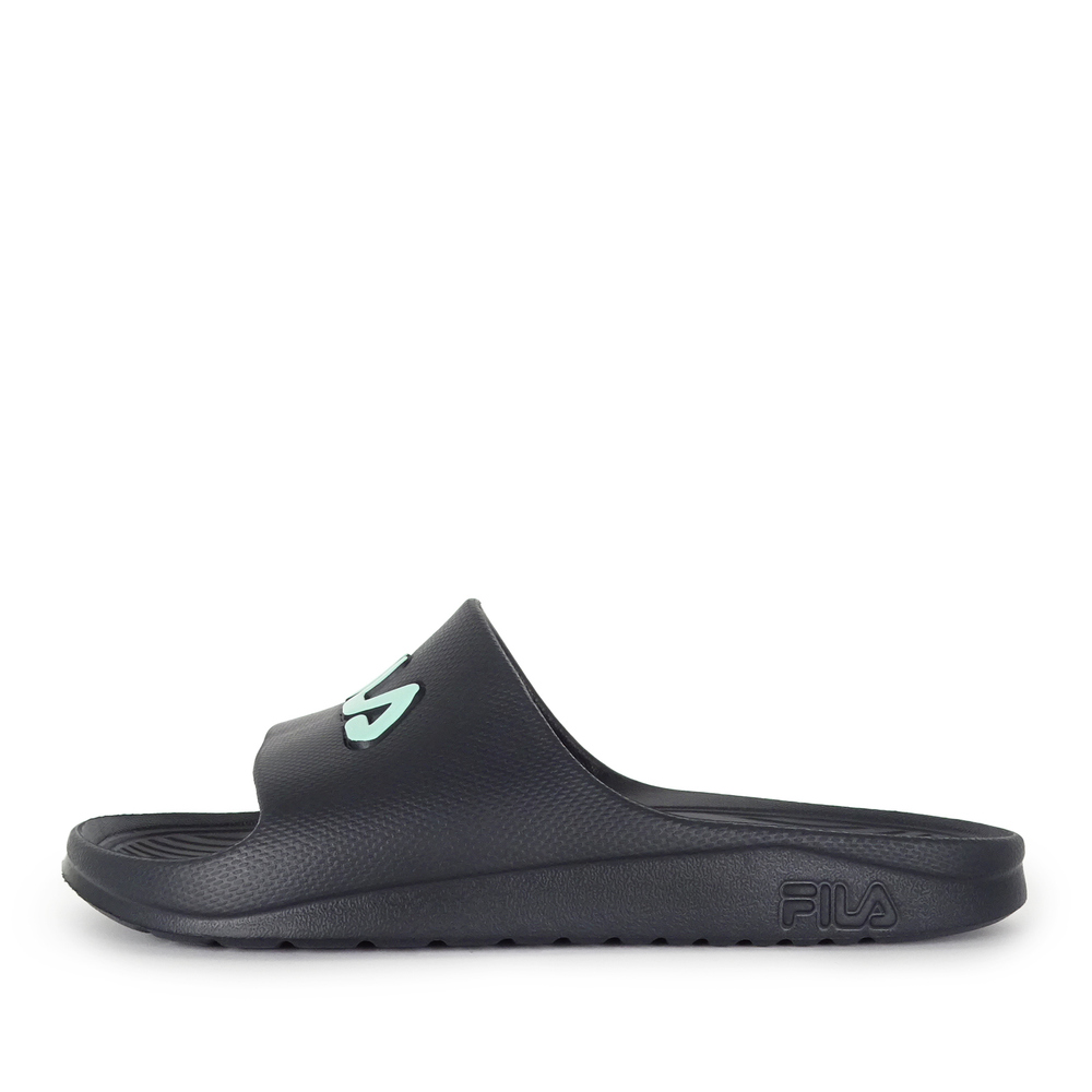 Fila Sleek Slide [4-S355V-003] 拖鞋 男女 運動 休閒 舒適 輕量 防水 黑