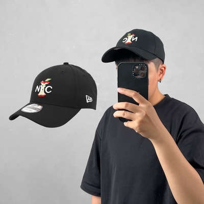 New Era 帽子 940 City 黑 紐約大蘋果 紅蘋果 老帽 鴨舌帽 棒球帽 男女款 NE13773909