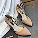 KEITH-WILL時尚鞋館 時尚元素俏皮粗跟鞋-杏色 product thumbnail 2