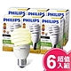 PHILIPS飛利浦Helix 23W螺旋省電燈泡(黃光色) 超值6入組 product thumbnail 1