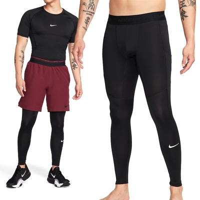 NIKE PRO 緊身長束褲(BV5642-010黑/灰) 籃球內搭褲跑步吸濕排汗正品公司貨